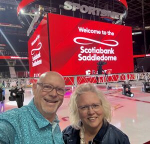 Flames bench view 