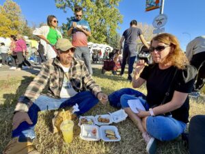 Food trucks on site