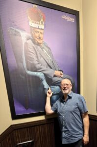 Geoff with King Ralph