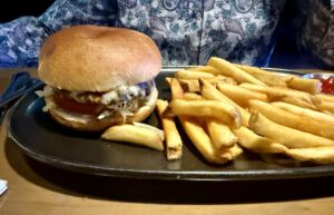 J's signature beef burger
