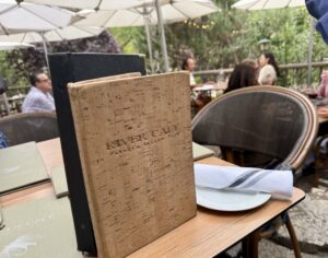 Drinks menu