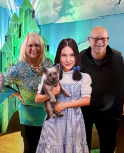 With Dorothy  and Toto Cut out