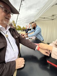 Getting wristbands