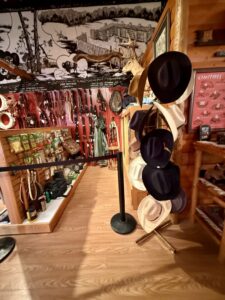 Cowboy hats and tack