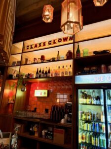 bar area