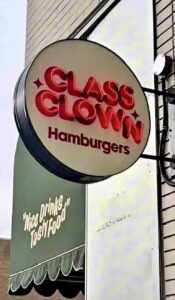 Class clown sign
