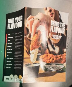 the paper menu